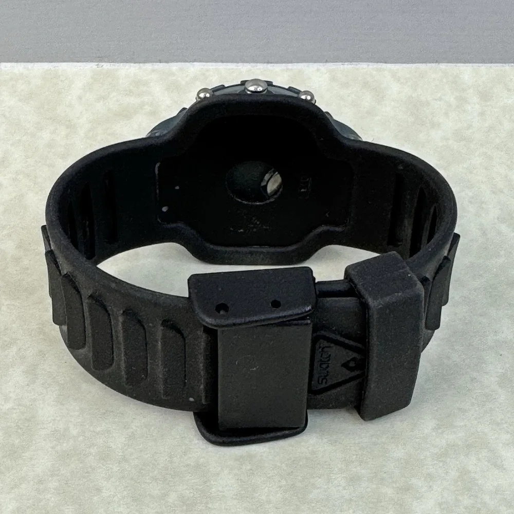 Swatch Aquachrono 1998 Tracking Surf -Ride or Die -SBN400-Untested Needs Battery